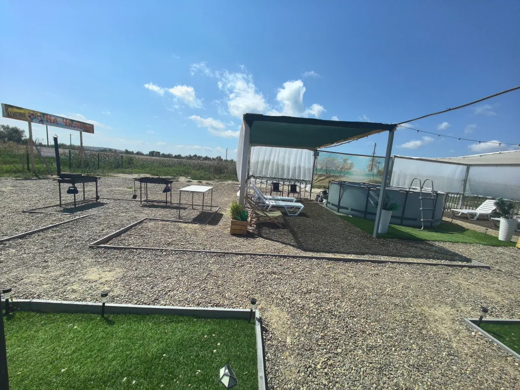 Уютные домики на берегу Азовского моря