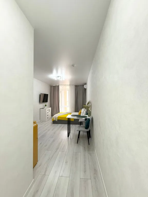 Квартира Квартира Уютная студия в комфортабельном микрорайоне Любимово — Краснодар