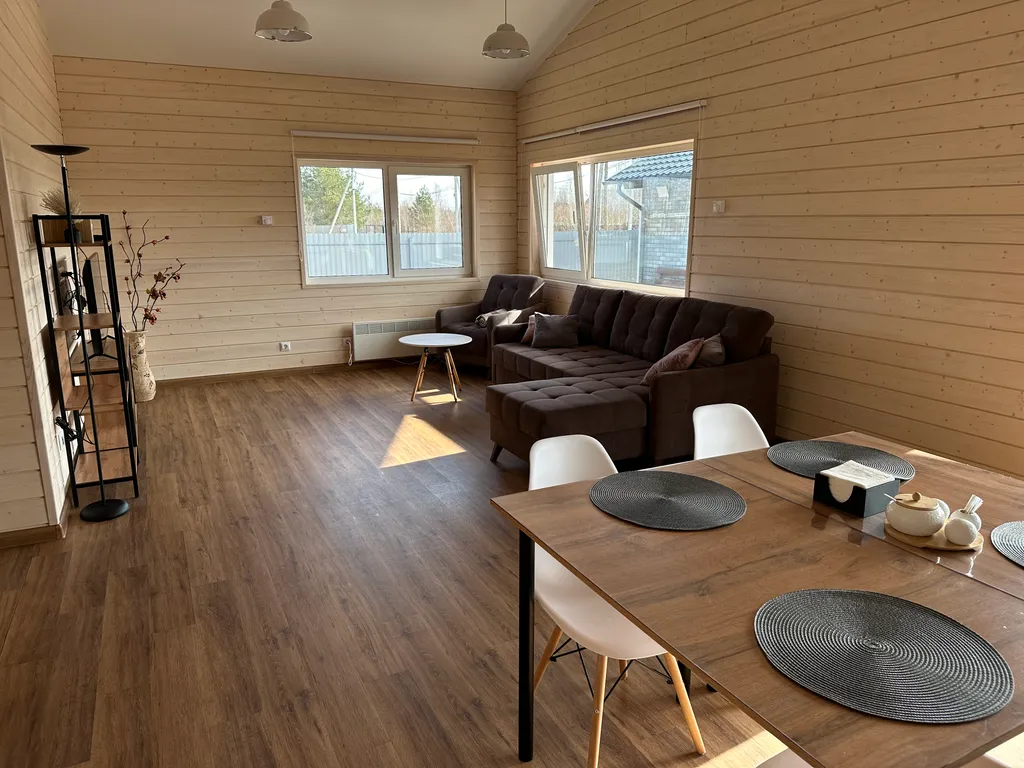 Уютный коттедж с баней недалеко от Ладожского озера