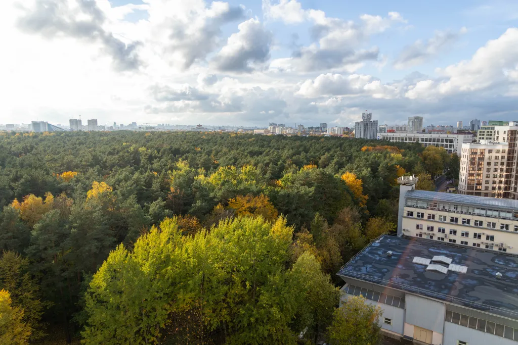 Стильная квартира в стиле Japanди возле парка, паркинг, метро, Netflix