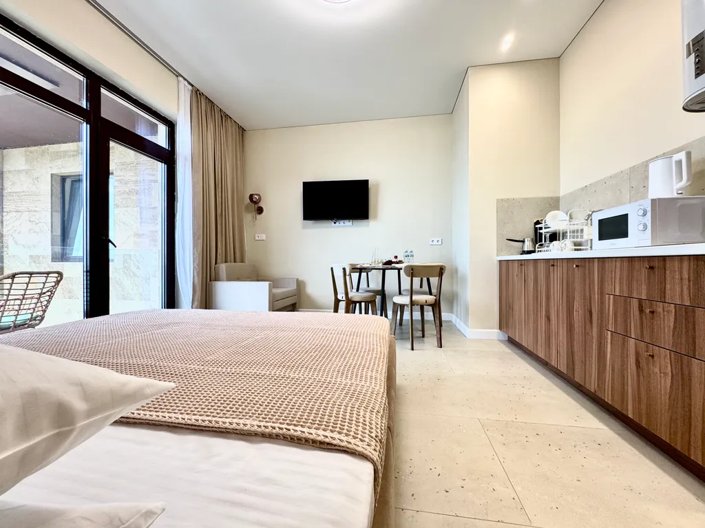 Квартира Квартира Премиум с видом на море и балконом — Лазаревское