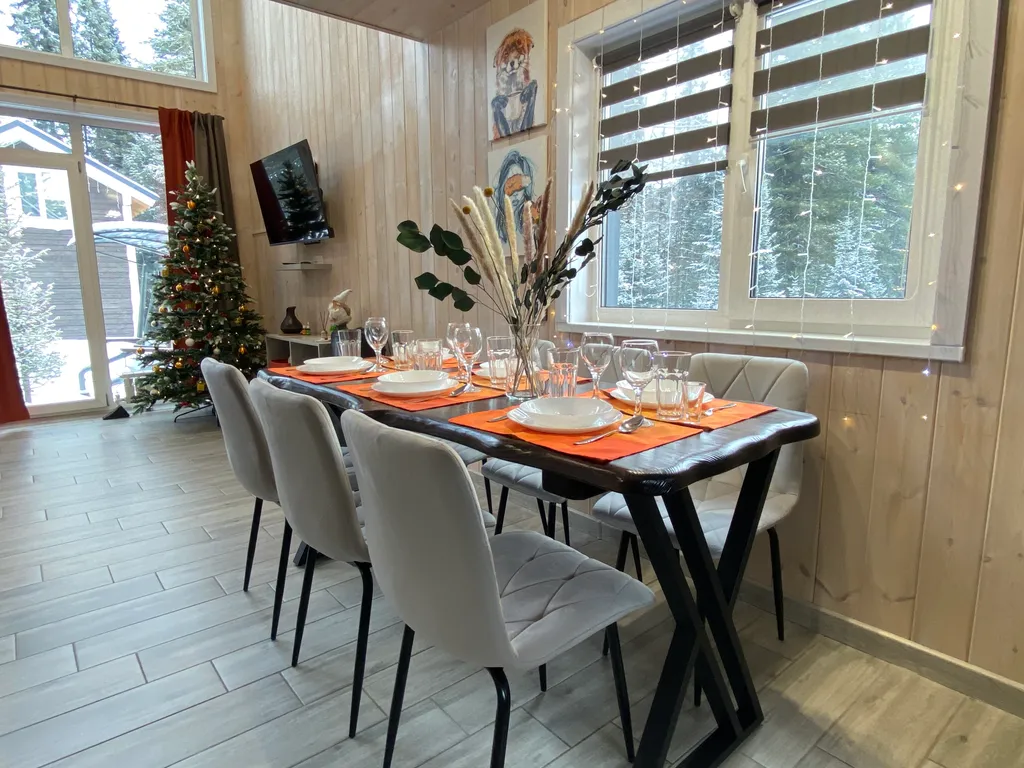 Уютный барнхаус с баней и чаном на территории