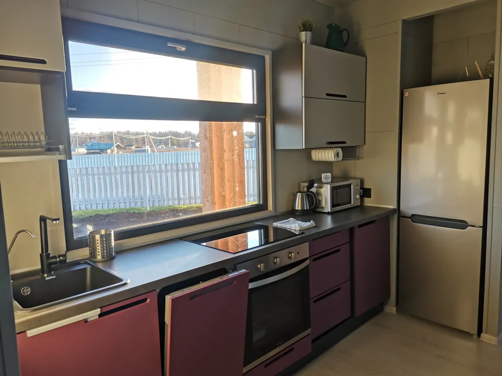 Новый современный стильный дом у озера Суходолье