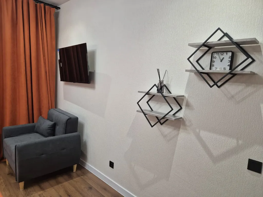 Квартира Квартира Студия увеличенной площади с удобным диваном-кроватью и кухней — Москва