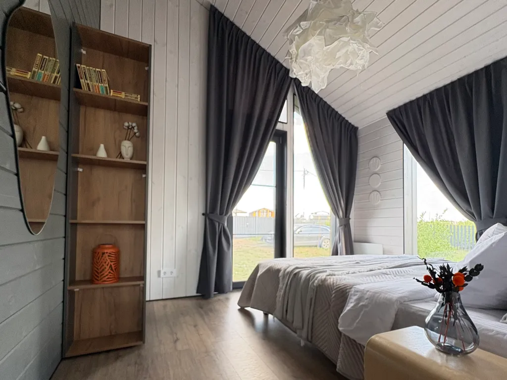 Дом с сауной и купелью в 400 метрах от водохранилища