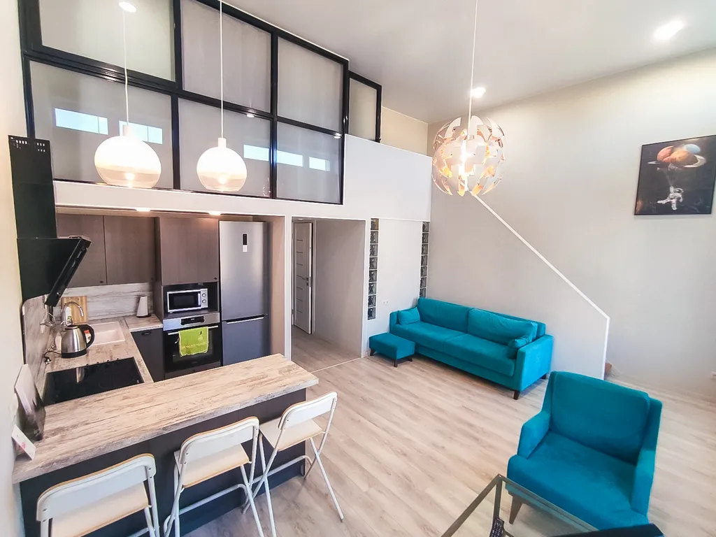 Двухуровневая квартира с видом на Москву Сити и Парк Лосиный остров — аренда посуточно в Королёв