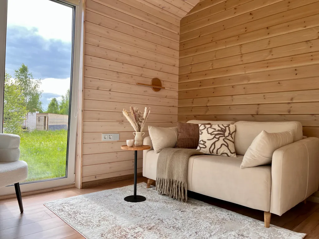 Побег из города, дом с сауной и камином