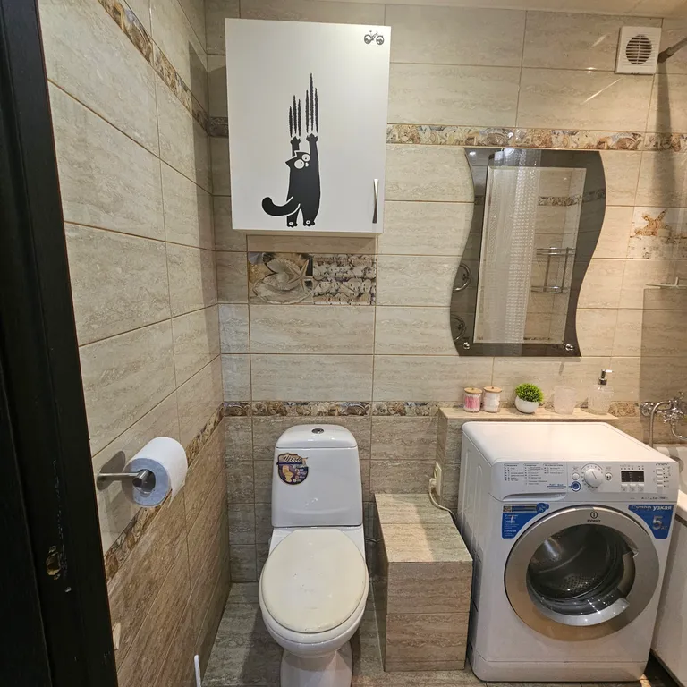 Большая, уютная двухкомнатная квартира возле пляжа