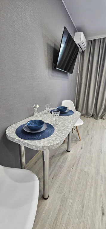 Тёплая и уютная студия в новом доме