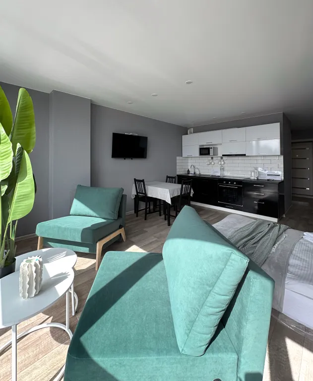 Видовая студия с шикарным видом около леса