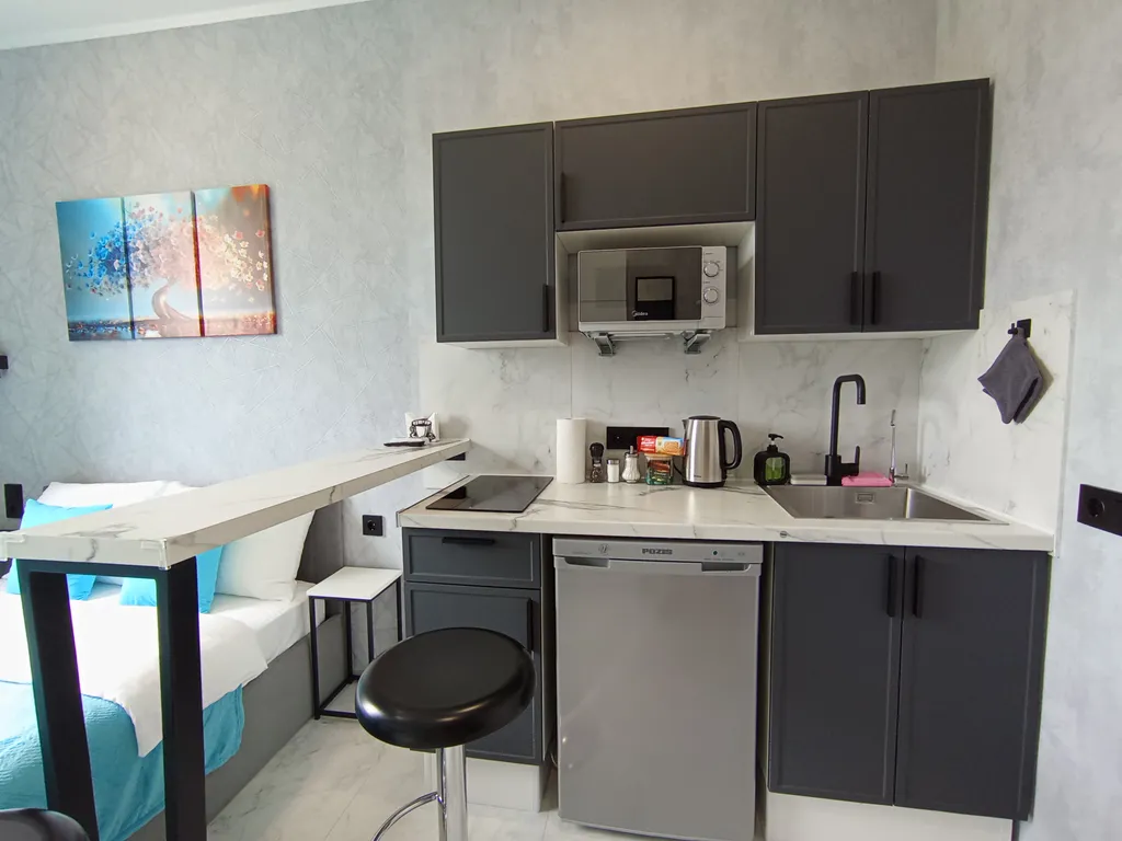 Квартира Квартира Уютная студия у метро Спартак — Москва