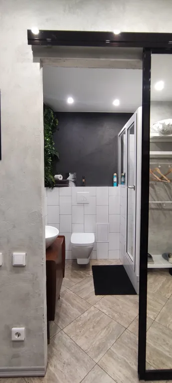 Уютная студия с видом на город