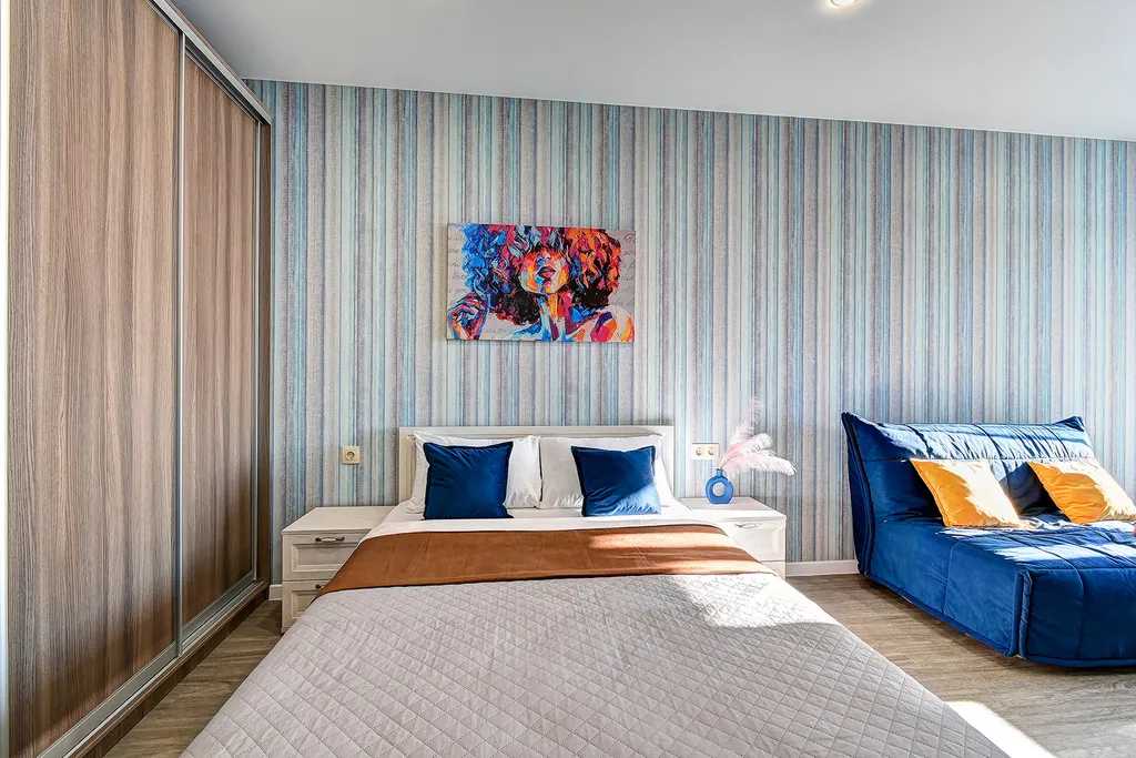 Квартира Квартира Уютная студия  с видом на море, балконом, бассейном на территории ЖК — Адлер