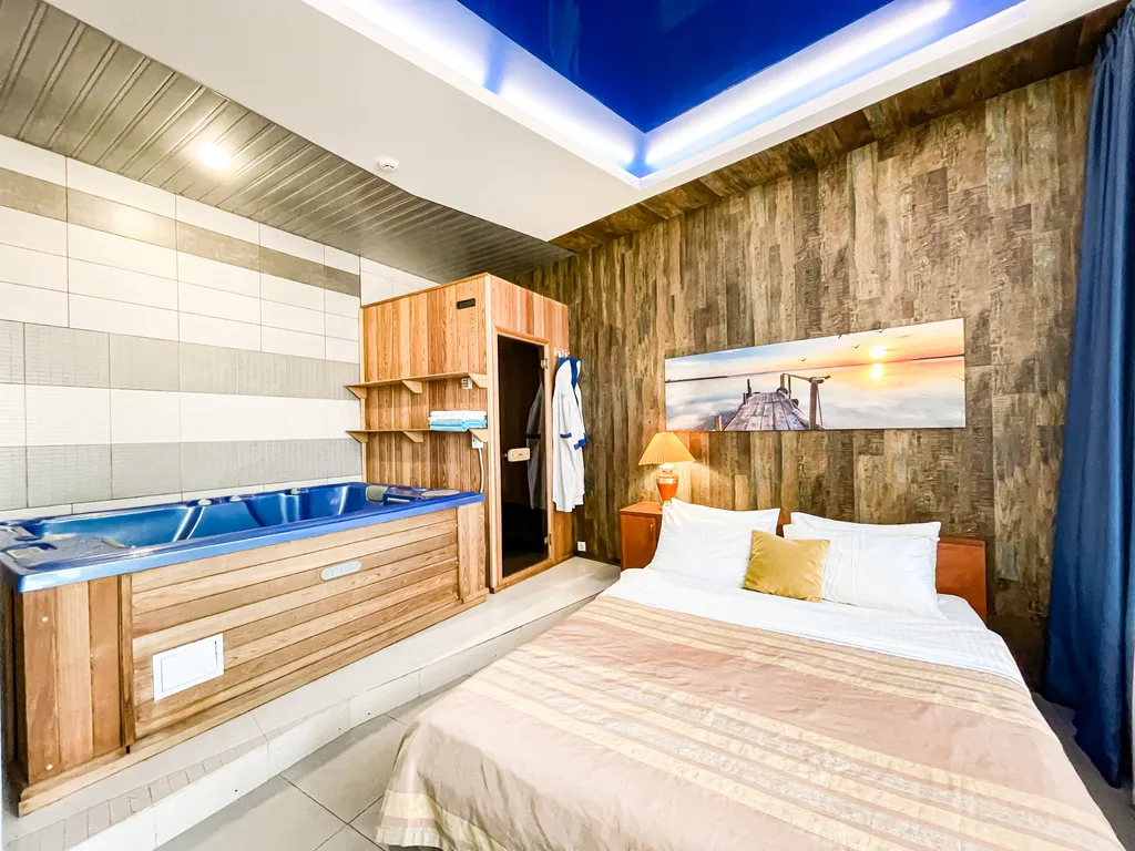 Квартира Квартира Номер студио с видом на море с собственной спа-зоной и кухней — Анапа