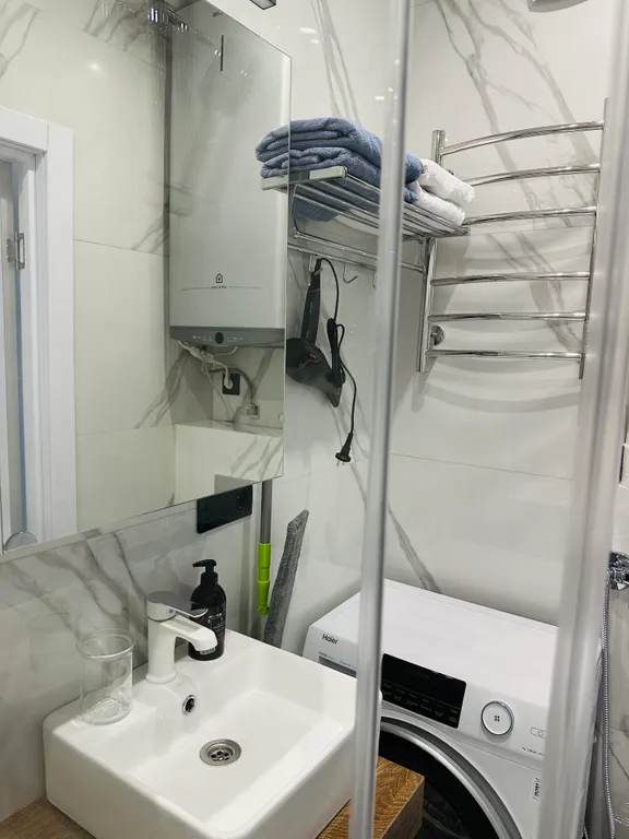 Квартира Квартира Апартамент с бассейном и личной террасой в ЖК Касабланка — Адлер