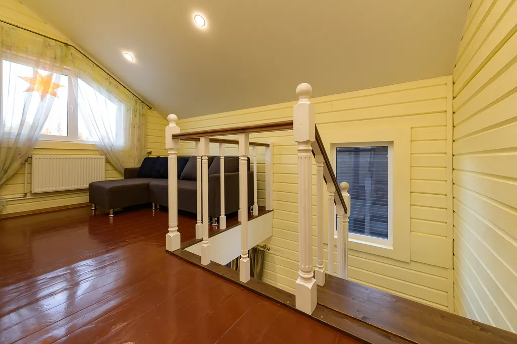 Брусничный коттедж с сауной и банным чаном