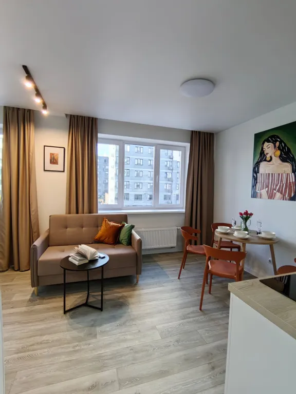 Квартира Уютная студия в новом микрорайоне ЖК Домашний — Тюмень