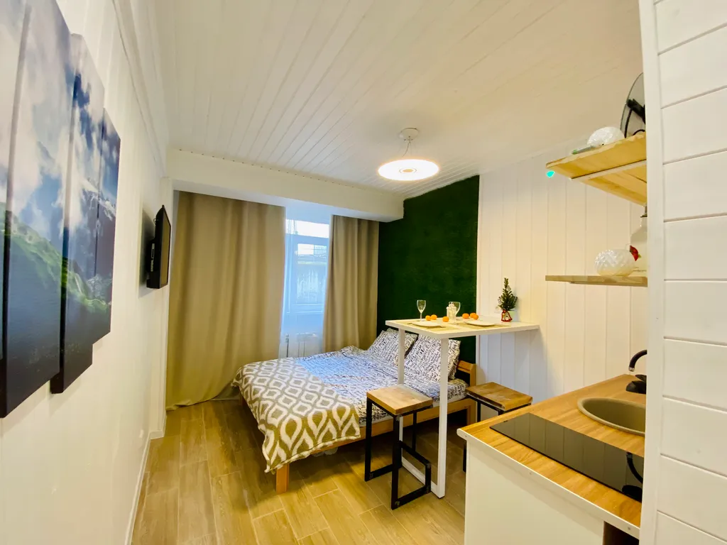 Уютная студия в стиле загородного дома