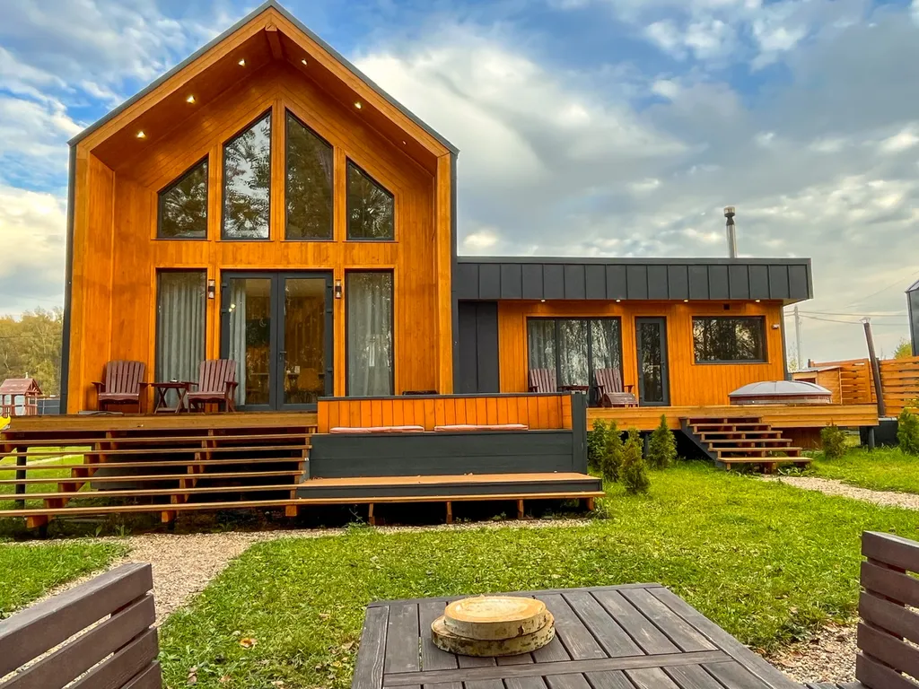 Коттедж Дом у реки с баней — аренда посуточно в Бронницы