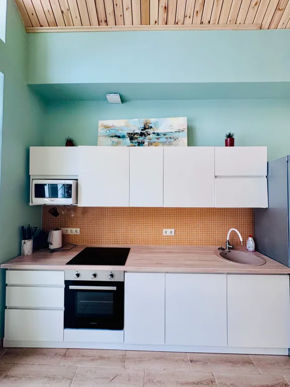 Дом Барнхаус Тихая сосна с баней и бассейном