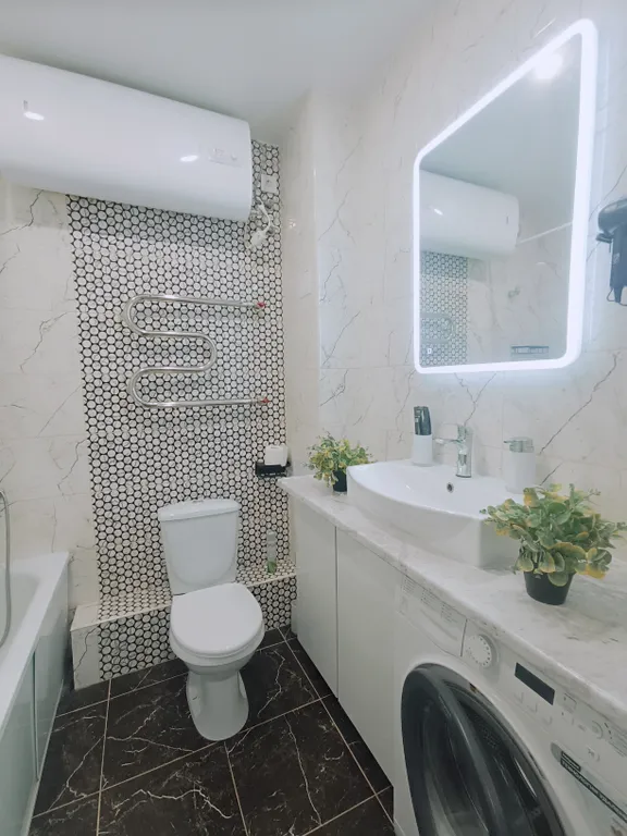 Современная квартира с огромной лоджией в новом доме