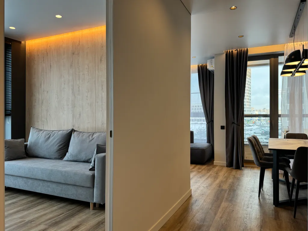 Премиальная дизайнерская квартира с панорамным видом на Финский залив