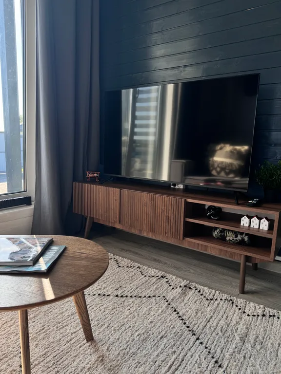 Уютный дом с сауной, в стиле барнхаус, недалеко от реки