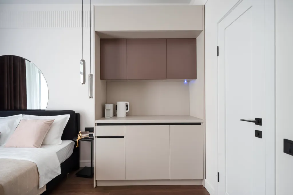 Квартира Квартира Премиум-студия с балконом на набережной Рыбной деревни — Калининград