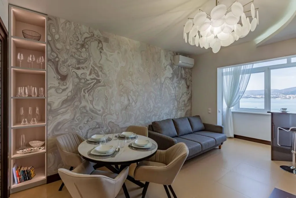 2-комнатная квартира с красивейшим видом на море и горы