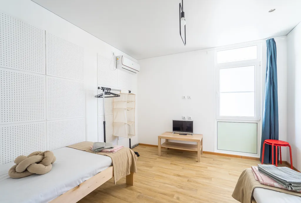 Уютный 2-комнатный номер с общим балконом