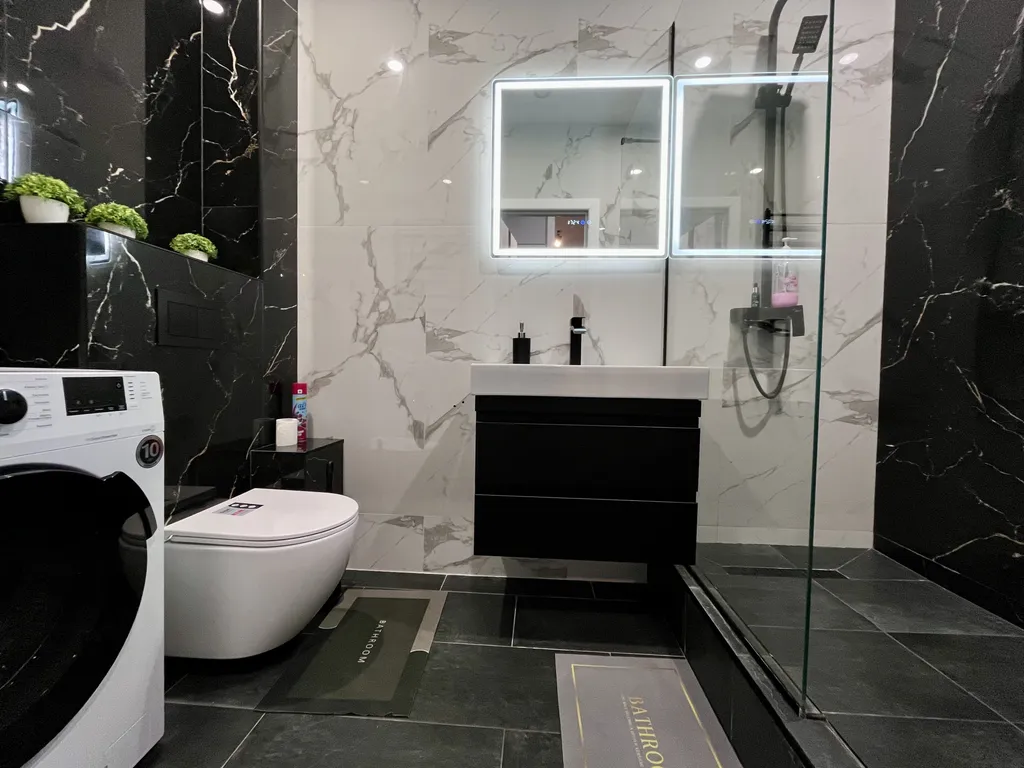 Современная квартира в тихом районе, спокойный отдых