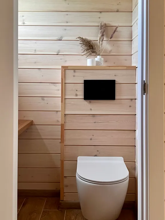 Побег из города, дом с сауной и камином