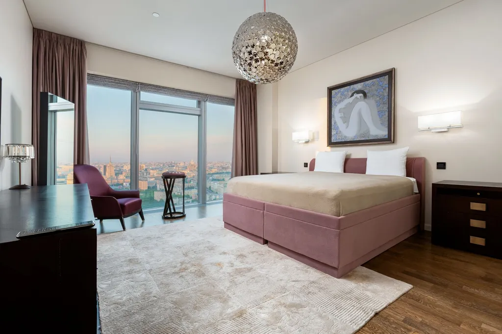 Апартаменты Москва Сити вид - золотой угол