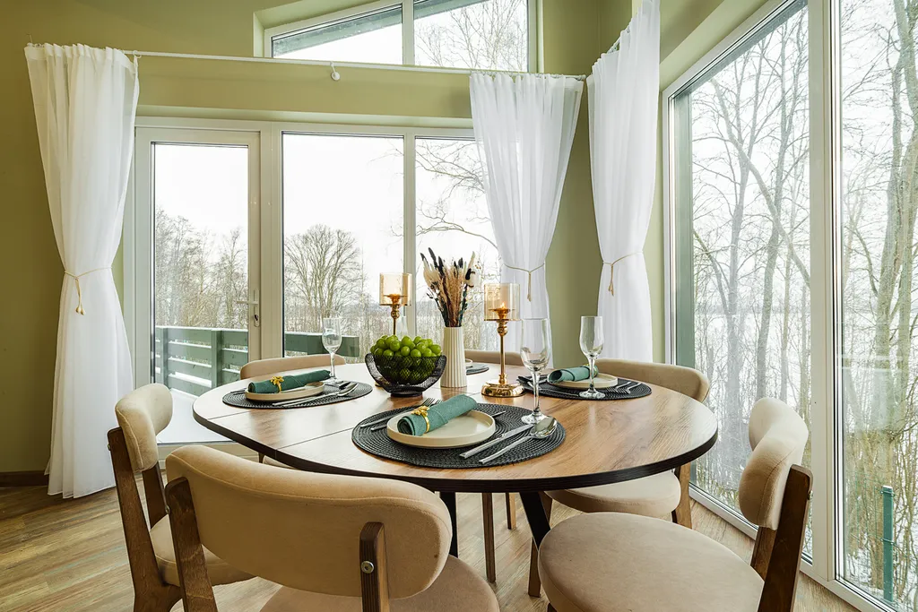 Коттедж Светлый панорамный коттедж с видом на озеро — Санкт-Петербург