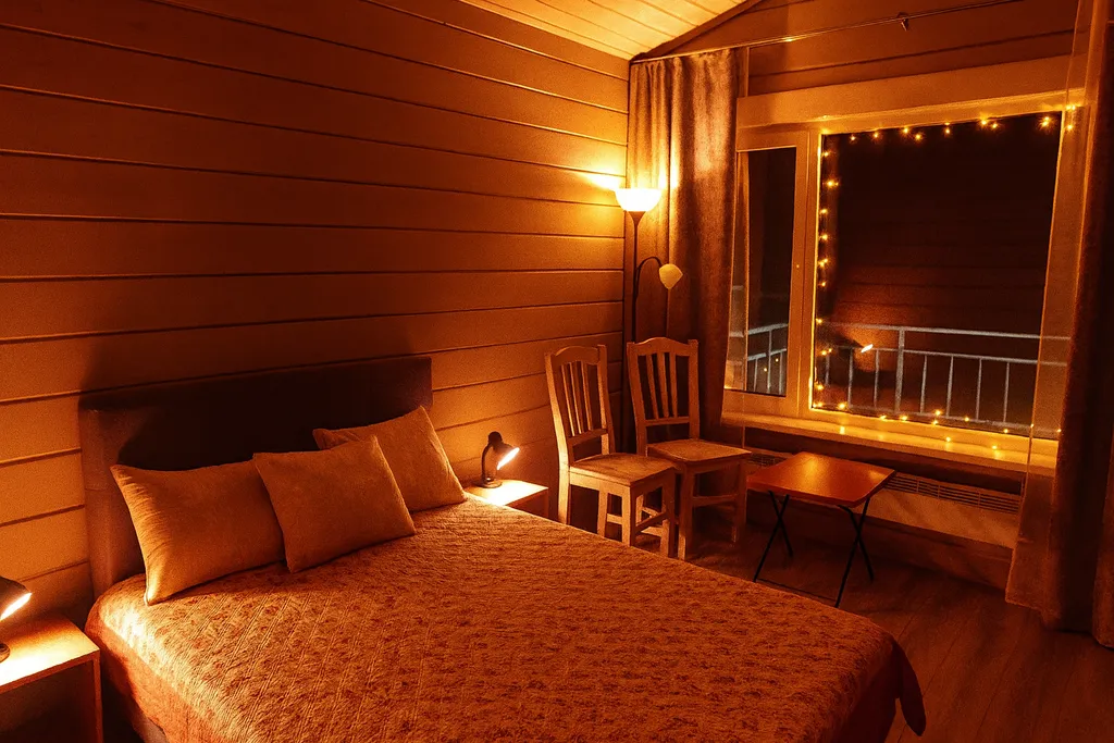 Коттедж Васнецово-озеро, коттедж на берегу озера в окружении леса — Ваньково