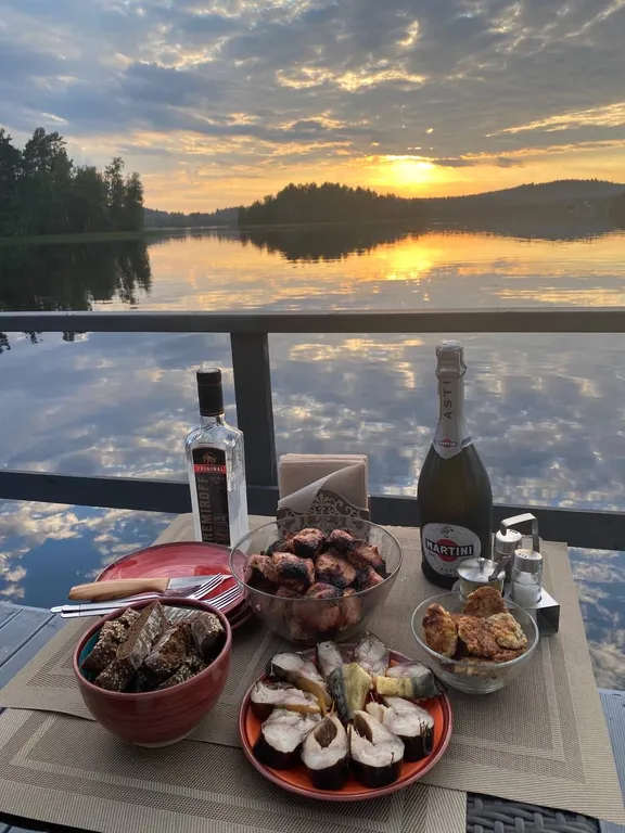 Уютный дом в уединенном месте в шхерах Ладоги