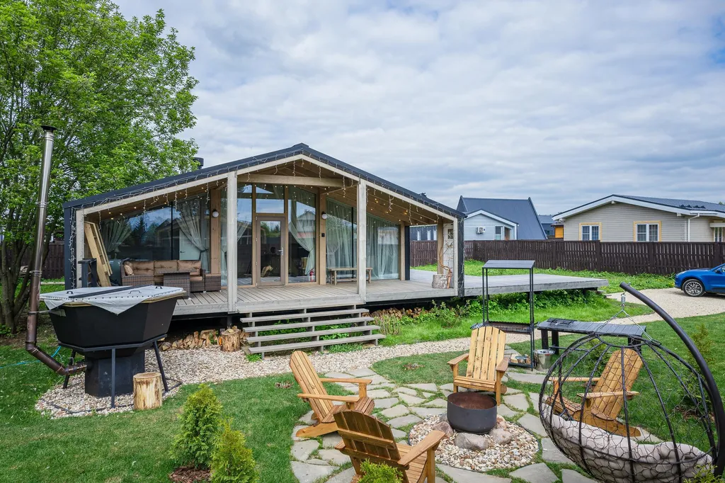 Коттедж Дом "Свет" с 3 отдельными спальнями и чаном — Семеновское