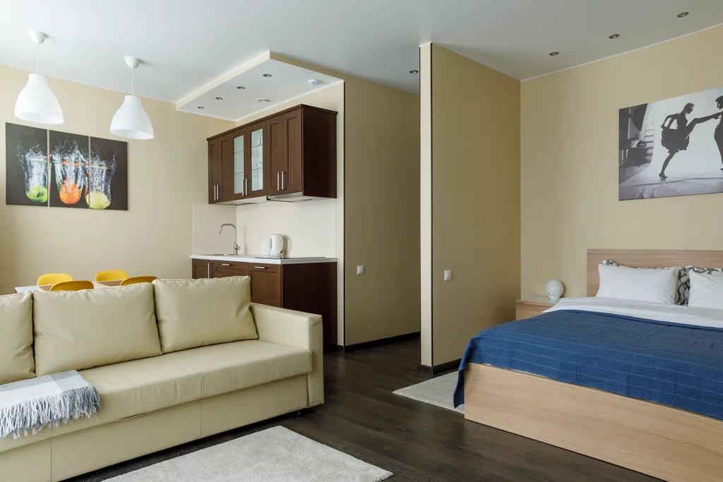 Студия с видом на реку