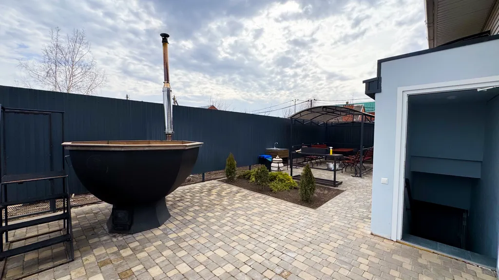 Дом с чаном, баней, джакузи и зоной барбекю