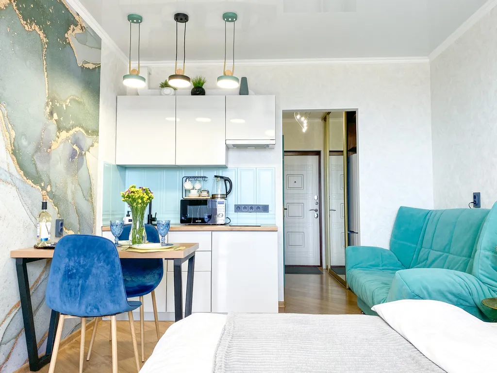 Квартира Стильные апартаменты студия с видом на горы и море — Севастополь