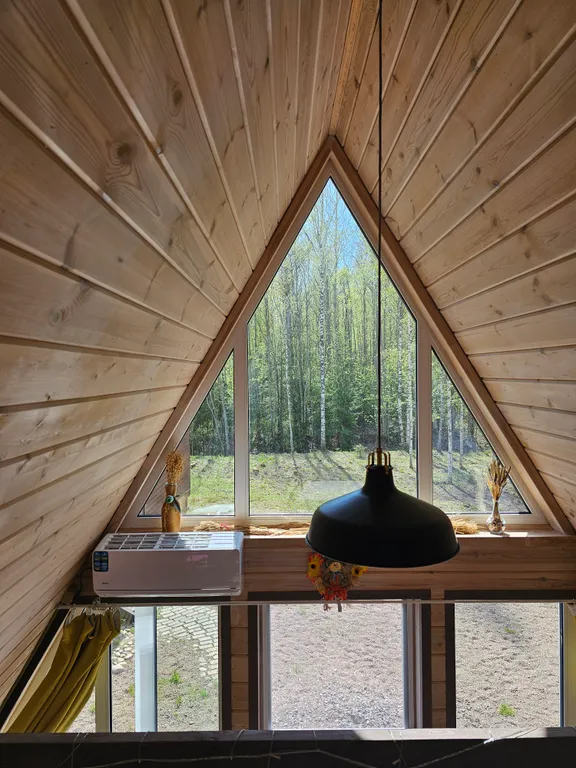 Дом-шалаш(один) с видом на лес