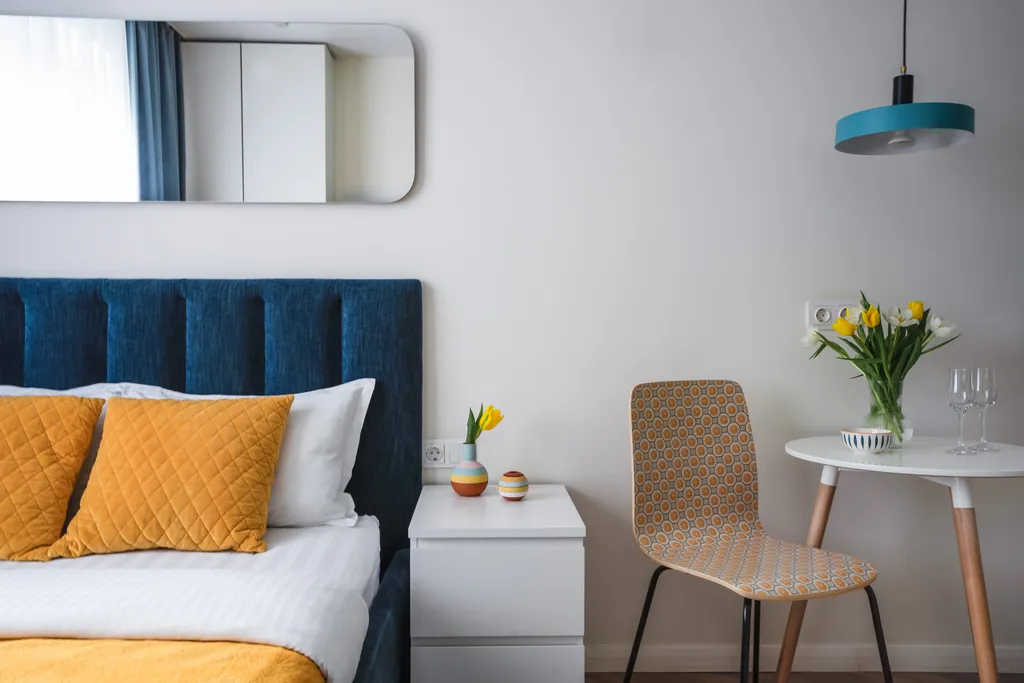 Квартира Квартира Стильная студия Бирюзовая в центре — Калининград