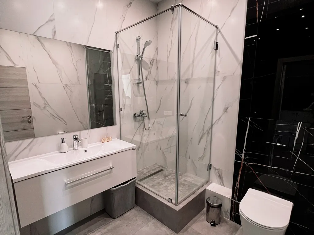 Апартамент с видом на город с высоты 24 этажа