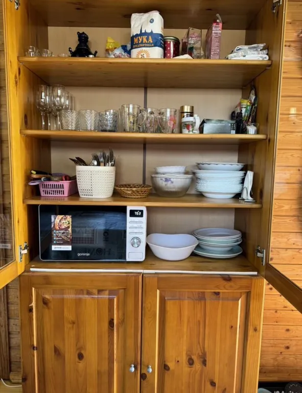 Уютный домик с печью-камином в центре