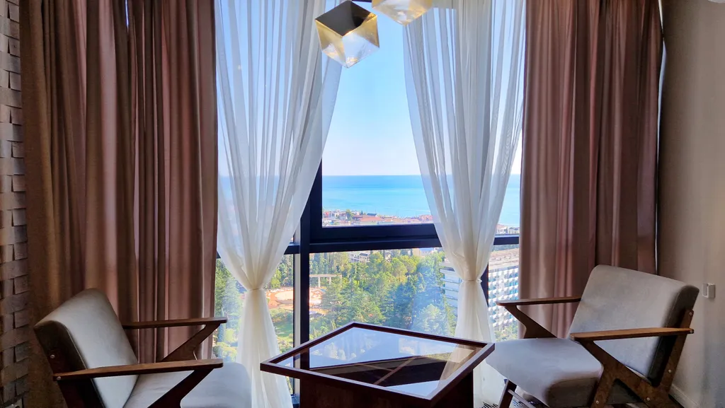 Квартира Новая двухкомнатная квартира с панорамными видами на море — Адлер