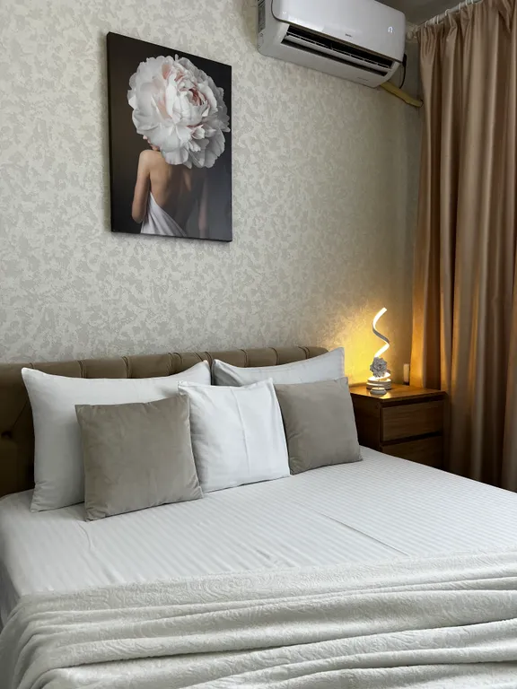 Стильная новая студия с повышенным комфортом и белоснежным бельем