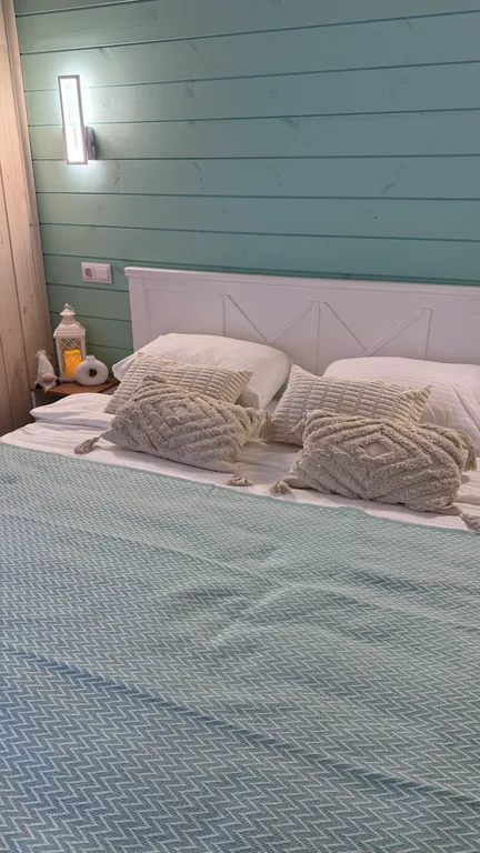 Дом с баней, сибирским чаном и теплой панорамной беседкой