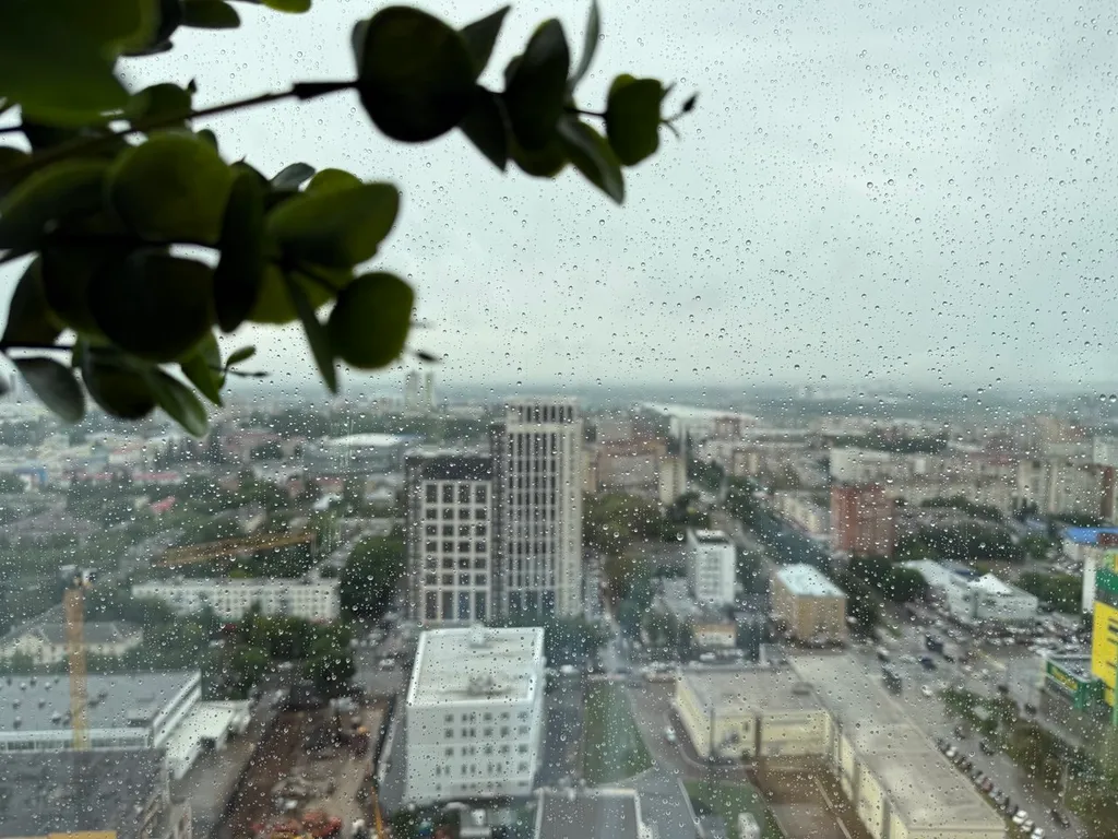 Просторная студия Мятный лён на 31 этаже в шаге от Тинькофф-холл