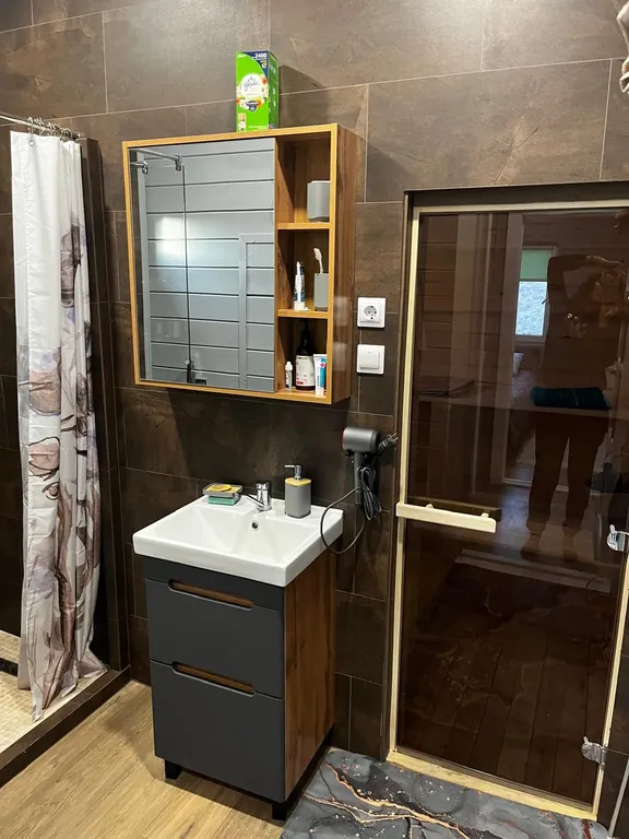 Дом 60m2 — чан под открытым небом, кухня, Wi-Fi