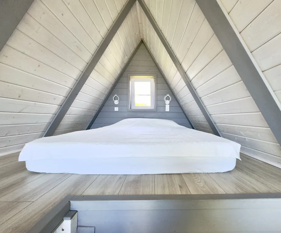 Aframe Lux white, дом на берегу Рыбинского водохранилища